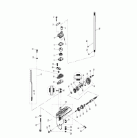 LOWER DRIVE ASSY 1 - 4 Strok For F4F5BM